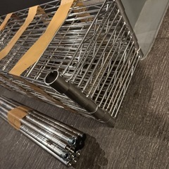 小型 スチールラック　2台セットの画像