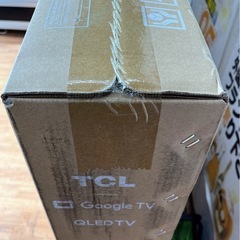 未開封 TCL 75V型テレビ 4K量子ドット液晶 75T6C【リサイルマート下関店】の画像
