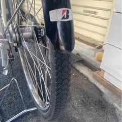 格安★ブリヂストン　アンジェリーノ　チャイルドシート取り付け可能　前かご付き電動自転車の画像