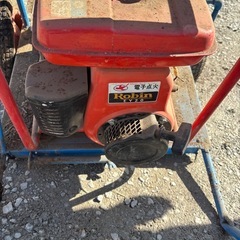 加藤ポンプ KF-40 エンジンポンプ ホース付き高圧ポンプ 口径40mm ロビンエンジン 5馬力の画像