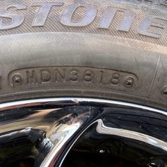 スタッドレスタイヤ  14インチホイール付きの画像