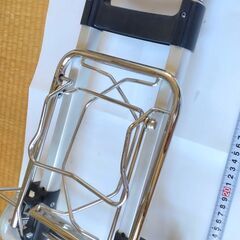 美品 ほぼ未使用 二輪台車 運搬車カート キャリー 折りたたみ式  らくらくの画像
