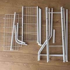 ニトリ　洗濯機ラック　ホワイトの画像