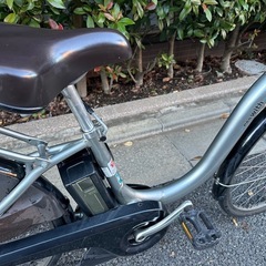 東京23区配達無料🌈新基準 ヤマハ　パス　with ウィズ　12.3Ah リチウム 電動自転車 中古　BS 5252の画像