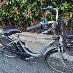 東京23区配達無料🌈新基準 ヤマハ　パス　with ウィズ　12.3Ah リチウム 電動自転車 中古　BS 5252の画像