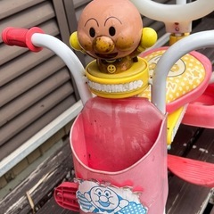 アンパン　三輪車　押し手付き
の画像