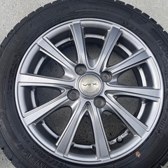 【お話中】早い者勝ち【美品】スタッドレスタイヤ　ホイール　4本セット 155/65R14の画像