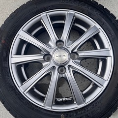 【お話中】早い者勝ち【美品】スタッドレスタイヤ　ホイール　4本セット 155/65R14の画像