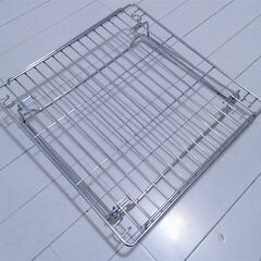 【ステンレス製 折りたたみラック】の画像