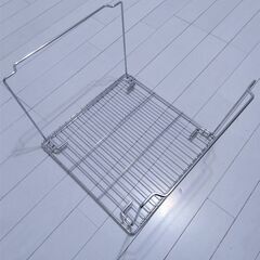 【ステンレス製 折りたたみラック】の画像