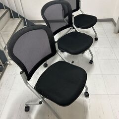  椅子　折り畳み　3セット（中古）の画像
