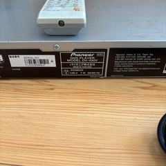DVDプレーヤー リモコン付き  パイオニアの画像