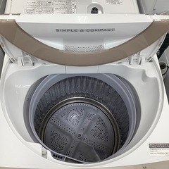 SHARP シャープ 全自動洗濯機 ES-KS70T-N 2018年製【トレファク 川越店】の画像