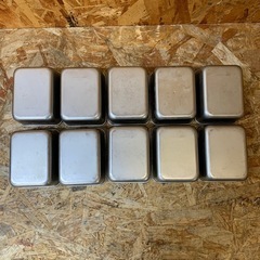 C(7646) EBM 18-8 深型組バット 10個セット ステンレス 中古品 業務用 厨房用品 飲食店 店舗用 調理用の画像