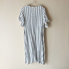 マタニティ　産前産後　前開き　ワンピースパジャマ　ダブルガーゼ　綿100%の画像