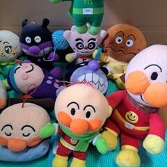 アンパンマン仲間達ぬいぐるみの画像