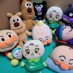 アンパンマン仲間達ぬいぐるみの画像