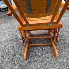 木製 ロッキングチェア 家具 揺り椅子 チェア レトロ　良品の画像