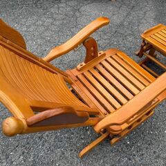 木製 ロッキングチェア 家具 揺り椅子 チェア レトロ　良品の画像