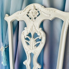 ロココ調イタリア製ダイニングチェア2脚セットの画像
