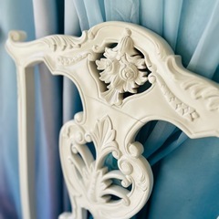 ロココ調イタリア製ダイニングチェア2脚セットの画像