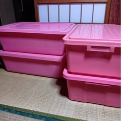 衣装ケース　9個　全部引き取ってくれる方の画像