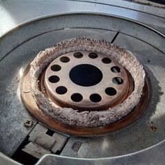 【B386】石油ストーブ　昭和レトロ　3.8L　芯きれい　動作未確認　現状品の画像