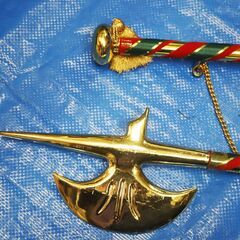 2616　クリスマスオーナメント　ポール　メイスの画像