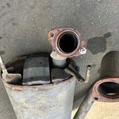 FJクルーザー純正マフラーの画像