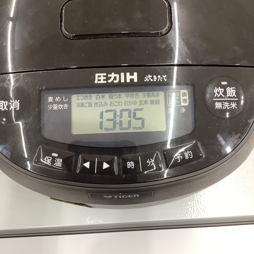 【6ヶ月保証付き】タイガー一升炊き圧力IH炊飯ジャーのご紹介です【トレファク東大阪箕輪店】