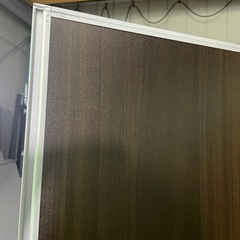 4枚セット＋コーナーポスト付　カグクロ　ローパーテーション　木目　W1200×H1800　W900×H1800　　の画像