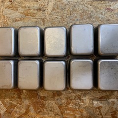 C(7648) EBM 18-8 深型組バット 10個セット ステンレス 中古品 業務用 厨房用品 飲食店 店舗用 調理用の画像