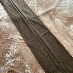 エディーバウアーマフラーレディースメンズスカーフストールショールユニセックス男女兼用茶色系チェック柄の画像