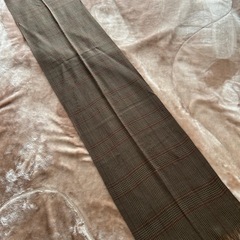 エディーバウアーマフラーレディースメンズスカーフストールショールユニセックス男女兼用茶色系チェック柄の画像