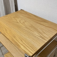 無印良品 ステンレスユニットシェルフ オーク材 棚 58 × 120cm セット の画像