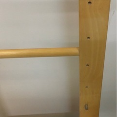 木製ハンガーシェルフキャスター付き　 ハンガーラック 子供の画像