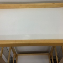 木製ハンガーシェルフキャスター付き　 ハンガーラック 子供の画像