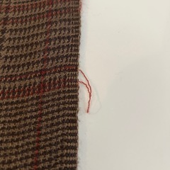 エディーバウアーマフラーレディースメンズスカーフストールショールユニセックス男女兼用茶色系チェック柄の画像