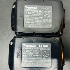 【ジャンク】【非対面】makita マキタ 純正バッテリー 2個の画像