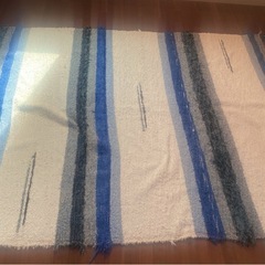 wtw ハラパラグ　カーペット　ブルーホワイト　青白の画像