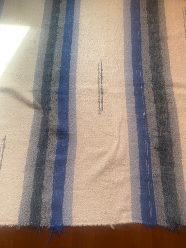 wtw ハラパラグ カーペット ブルーホワイト 青白