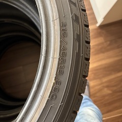 スタッドレスタイヤ　215/45R18の画像
