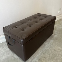 11/10締切！日曜値引き！おもちゃや玄関収納に。収納ボックスソファの画像