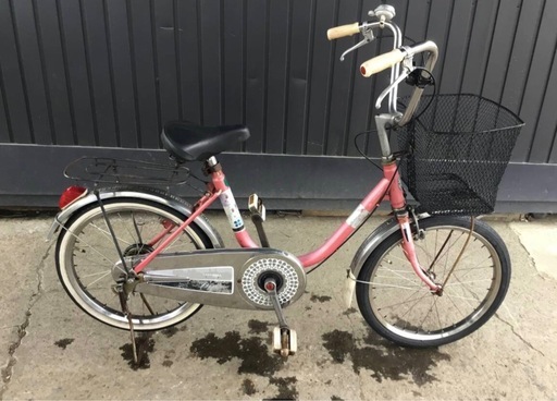 A-161△ y 岐阜発/ カワムラ/ レトロ/ 自転車/ 20インチ/ 変速なし/ ママチャリ/ Rタイヤひび割れあり/ 走行確認/ 現状品/ I/ R7.10/21 △