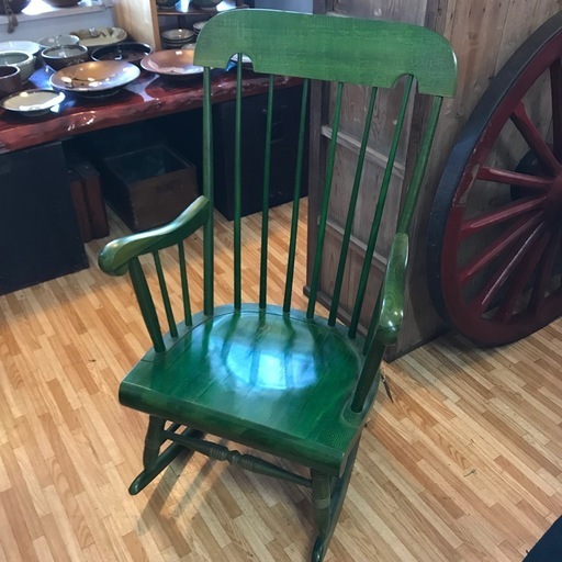 キツツキ ロッキングチェア 希少カラー グリーン