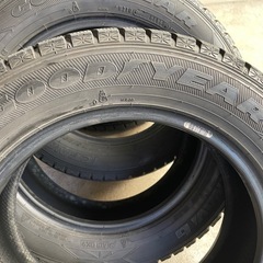 1103-1）0円無料！175/65R15グッドイヤースタッドレス 中古4本セット！15年製アイスナビ6！はめ替えも対応の画像