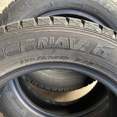 1103-1）0円無料！175/65R15グッドイヤースタッドレス 中古4本セット！15年製アイスナビ6！はめ替えも対応の画像