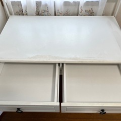 白　机　デスク　の画像