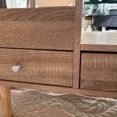 鏡つきミニテーブルの画像