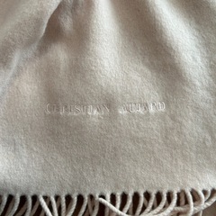 クリスチャンオジャール大判マフラーレディーススカーフストールショール女性用婦人ユニセックス男女兼用ピンク桃色系の画像